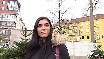 Young German Girl Kristall Picked Up By Real Street Casting And Fucked Hard