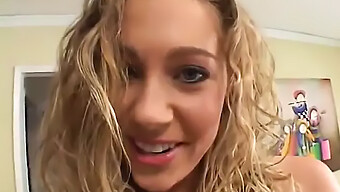 Young Blonde Receives Intense Gang Bang And Facial In Hardcore Video