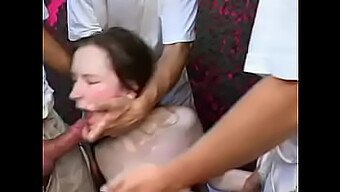 Teen's wildest gangbang experience in Sextreme 9 video