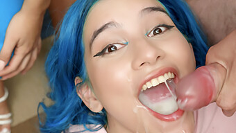 Brazilian Beauty Min Galilea Takes On 64 Man Cumshots In A Mouthful Of Bukkake