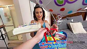 Step Sis'S Birthday Present Brings Family Fun And Fucking