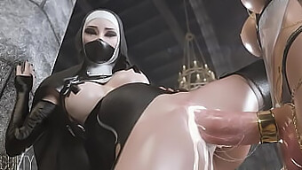 Sensual 3d Animations Of A Naughty Nun'S Sexual Exploits