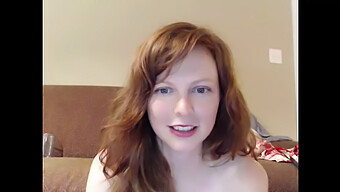 A Charming Teenage Webcam Model With Red Hair