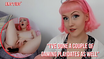 Pink-Haired Vixen Indulges In Solo Pleasure While Observing