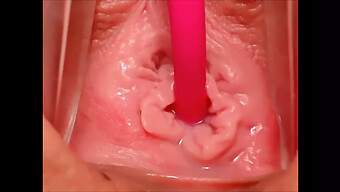 Intense Close-Up Of A Girl Reaching Orgasm And Experiencing Vaginal Contractions