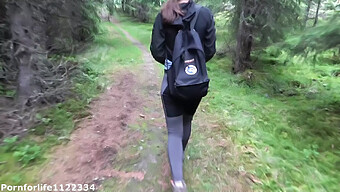 European Hiking Enthusiast Gets Caught Having Sex Outdoors And Receives A Cumshot On Her Butt