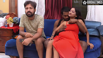 Star Sudipa Gives A Blowjob And Gets Her Pussy Eaten By Her Boyfriend'S Friend