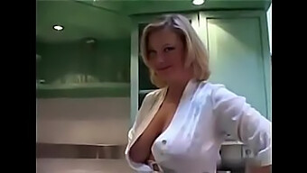 Stunning Finnish Mother With Big Natural Tits Enjoys A Cigarette