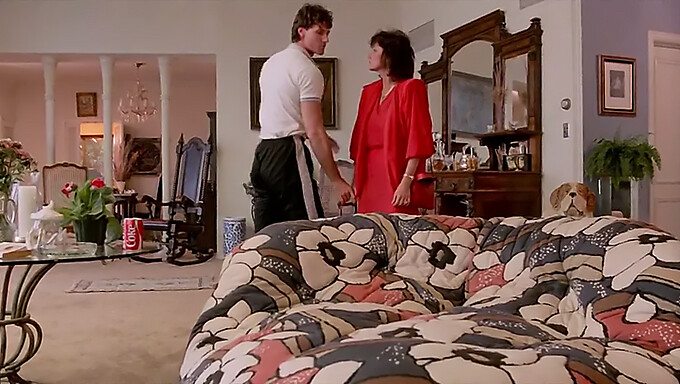 Klassiske Jerry Butler og Kay Parker i vintage tabu scene