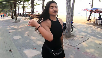 A Thai Teen With A Big Butt Collaborates With A Well-Endowed Tourist In A Homemade Porn Film, Featuring Explicit Oral And Anal Scenes