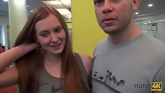 Teen Amateur Seduces Rich Man In The Gym For Cash And Sex