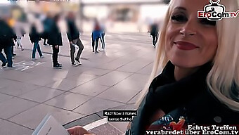 Dünne Reife Deutsche Frau Flirtet Auf Den Straßen Berlins Zum Erocom Casting