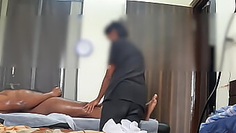 Secretly Recorded Massage Encounter With A Busty Client