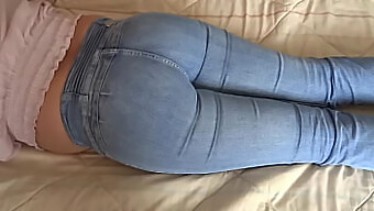 A Collection Of My Spouse'S Videos, A 58-Year-Old With Natural Hair, Flaunting Her Ample Derriere In Denim And Revealing Her Undergarments