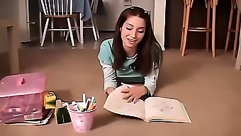 Chloe, A Lovely American Teen, Indulges In Some Self-Pleasure With Her Crayons