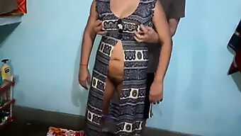 Indian Housewife Cheats With Neighbor'S Mature Aunty In Wild Sex Session