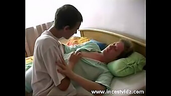 MILF seduces younger man for oral sex and pussy fucking