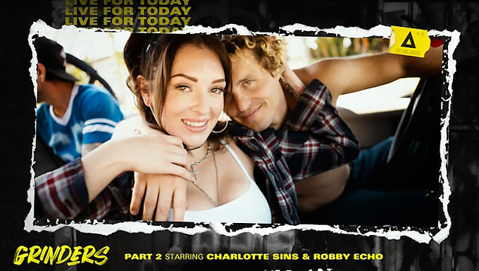 Robby Echo et Charlotte Sins s'engagent dans un sexe oral et missionnaire intense