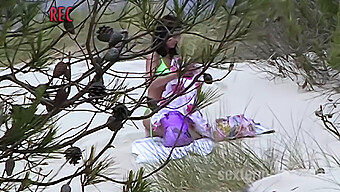 Stranded Couple Finds Pleasure On A Mediterranean Beach