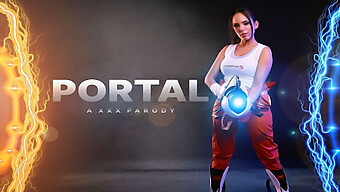 Experimente O Prazer De Katrina Moreno, Uma Beleza Espanhola Com Uma Figura Peituda, Enquanto Ela Cosplay Como Chell Do Portal E Lhe Dá Um Encontro Sexual Memorável